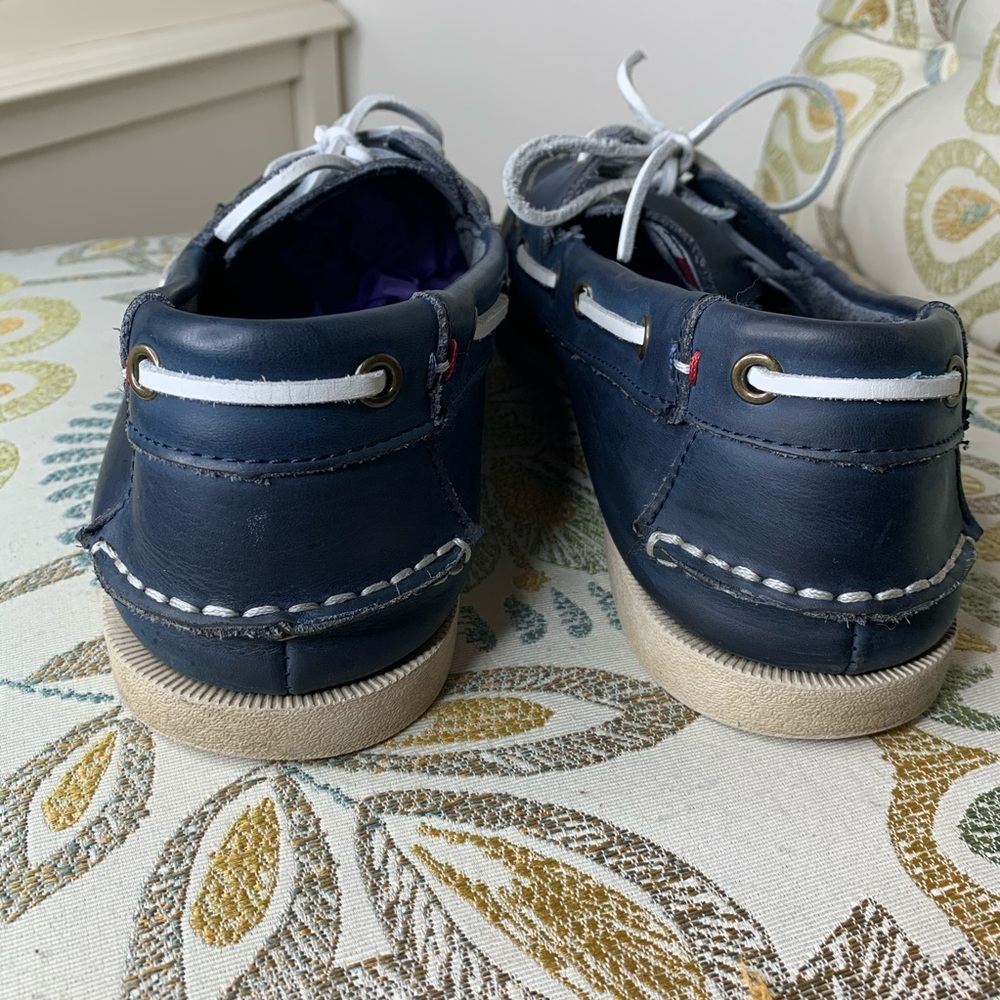 Tommy Hilfiger Leather Size 10.5 Loafer Boat Shoes - Picture 4 of 4